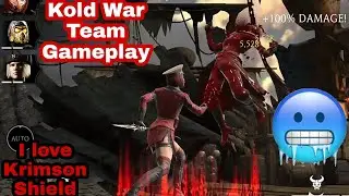 MK Mobile | FW Ultimate Kold War Team Gameplay. Scorpion, Scarlet & Sonya ❄️