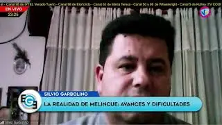 Presidente Comunal Silvio Garbolino  y el presente de Melincue