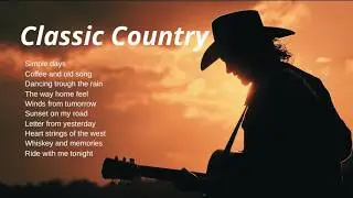 🎵 Best Classic Country Songs Playlist – Slow Western Music for Relax & Sleep