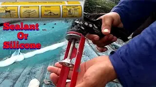 How to use Sealant.Roof leak Repair