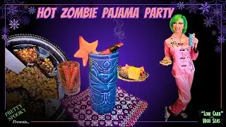 A Hot Zombie Pajama Party with Coconut Macadamia Bars