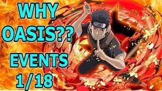 OASIS IS BLEEDING ME DRY! - EVENTS GUIDE 1/18 | NARUTO ONLINE GUIDE