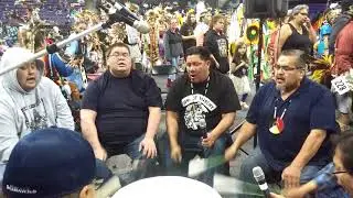 White Eagle Singers at 2018 UW Spring Pow Wow.