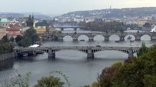 PRAGUE Metronome + beautiful views of bridges from Letná Park.