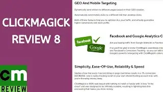 ClickMagick Review 8: Click Tracking For Affiliate Marketers - Track Everything Or Waste Money!