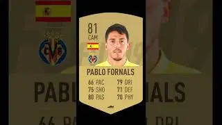Pablo Fornals through the FIFA Years