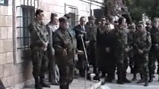 1992.10.23. - Južno bojište - Janko Bobetko - Postrojavanje u Cavtatu