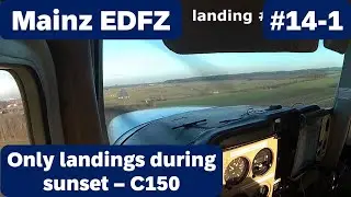 #14-1 Only landings in Mainz EDFZ | Cessna 150 | with radio