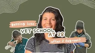 GETTING INTO VET SCHOOL AT 28 ?! (in the UK’s newest vet school!) my story + intro to the channel!
