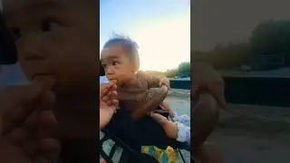 Watching Sunset #baby #photography