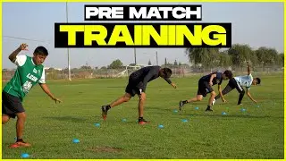 Training Session For The Day Before A Game | Pre Match Training