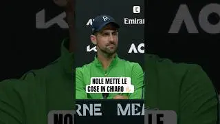 DJOKOVIC risponde STIZZITO 😬