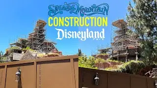 Splash Mountain Construction Update - July 7, 2023 - Disneyland, California
