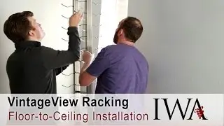 VintageView Floor to Ceiling Wine Racks Installation