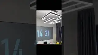 80 cm Pendant Light LED Chandelier Layered Modern Luxury Nordic Lamps Square Living Room