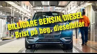 Br&auml;nslepriserna sjunker, F&auml;rre k&ouml;per elbil, Brist p&aring; dieselbilar, TrafikMagasinet, BilTV med Perstad