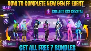Free Fire Gen FF Event | How To Complete Gen FF Event | BTS Free Rewards  | Free Bundles