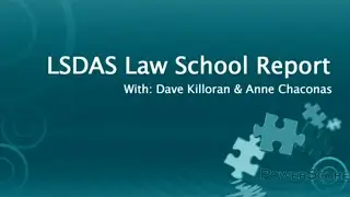 (5 of 9) PowerScore's Guide to Law School Admissions: LSDAS Law School Report