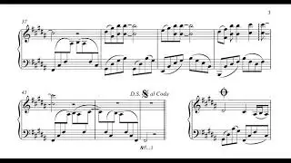 BEAUTIFUL Piano Solo (With Sheet Music) ~ Syncopated Dreams