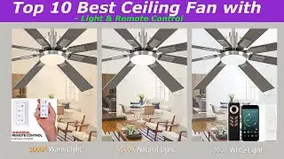 Want the SMART Ceiling Fan with Light & Remote Control in 2025? Watch This Review [TOP 10]