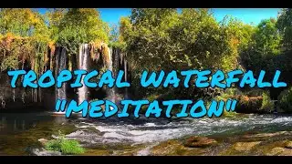 INSOMNIA? JUST 5 MINUTES AND YOU WILL FALL ASLEEP. Forest waterfall sounds | Звуки лесного водопада
