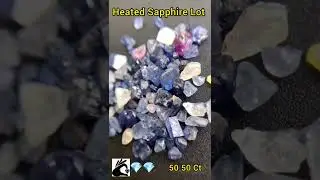 Heat Sapphire Lot💎💎❤️❤️ #gemstone #saphire #sapphire #gems #sapphiregemstone #preciousstone #foryou