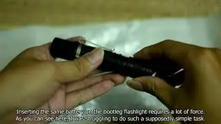 Flashlight comparison: Fake vs Real ThorFire TG06S
