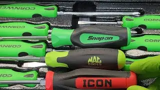 Cornwell Tool haul and Comparison to Snap on, Icon, and Mac Tools. Picks and Screwdrivers Tool Truck
