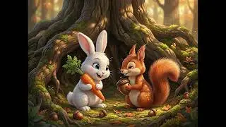 Shy Rabbit and Squirrel Become Best Friends | Heartwarming Animal Story