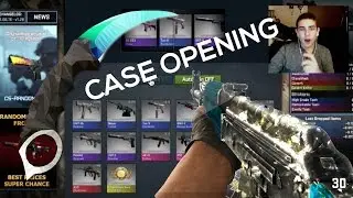 CSGO Case Opening - Karambit Blue Fade and AK47 Blue Diamond w/ Reaction