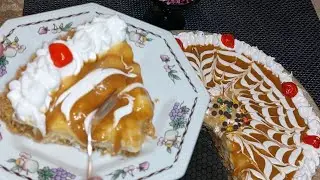احلى #كنافة بالموز والكراميل على سفره رمضان من #مطبخ_صافى