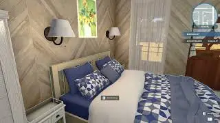 Walkthrough of completed dude ranch in House Flipper - using Sparrow's Nest property