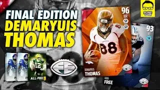 Madden 16 Final Edition Demaryuis Thomas 96 OVR - Final Edition Card Review - 