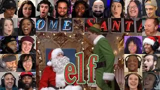 Buddy the Elf Exposes Fake Santa! 🤣 Elf (2003) Hilarious Fight Scene | First-Time Reactions