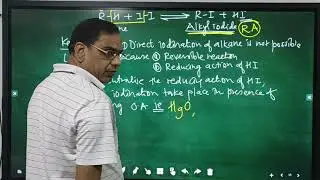 27 Preparation of alkyl halide from alkane (alkyl iodide)