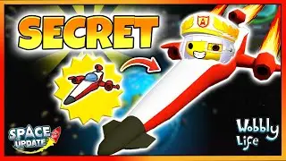 WOBBLY LIFE SPACE UPDATE SECRET: Raketenautoschiff freischalten! 🚀🛸