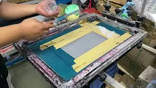 Clothes/T-shirt/Denim/. fabric silicone ink embossing process Tutorial.