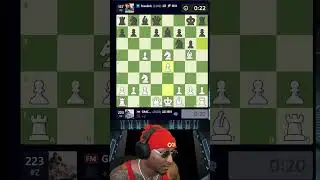 DOUBLE OPP BISHOP MATE 😬🤯👨🏾‍🍳💰😎🔥♟️💯#chess #twitch