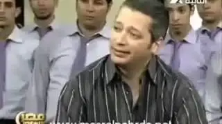 تامر حسني ومطرب آخر يقرون بأن الغناء حرام ولا يتمنون الموت على ما هم عليه !وهو رد على بعض المتعاملين