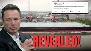 Elon Musk Reveals Meaning Behind Cryptic Starship Tweet... Plus Food to ISS Delayed?!