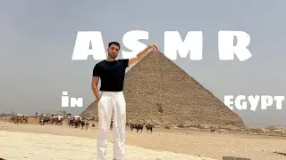 No Talking ASMR in the Pyramids of Egypt | 10K Special | Tapping & Tingle Asmr