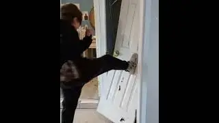Kind kids clean a stranger's house