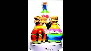 homedecor Sand Art Bottle #homedecor #Art #art #love