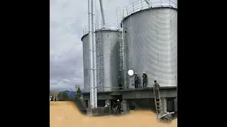Flat Bottom Grain Steel Silo for Grain Storage
