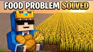 Minecraft Survival EP&ndash;3 🌾 | Food Problem Solved | Wheat Farm Banayi | Hindi