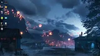 wallpaper engine anime Antique Sunset Lantern