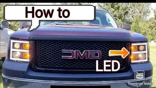 Установка фар AUTOSAVER88 на GMC Sierra 1500 2012 года выпуска