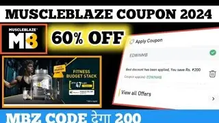 Muscle blaze😀Coupon Code Use And🔥 Get 80% Off 4931266005