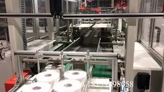 Full auto small toilet tissue paper multi roll packing machine