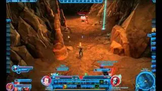 SWTOR Datacron hunting: Tatooine - Willpower in the cliffs.
